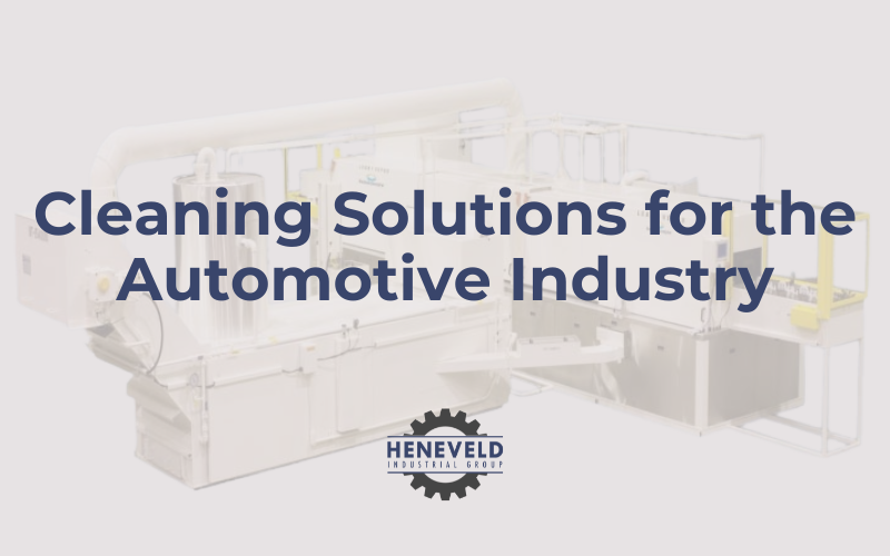 Cleaning Solutions for the Automotive Industry
